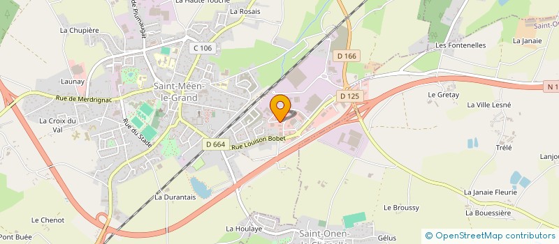 localisation de l'entreprise RAM'INOX  SAINT-MEEN-LE-GRAND