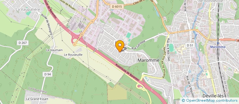 localisation de l'entreprise RAM ORDI SERVICES  MAROMME