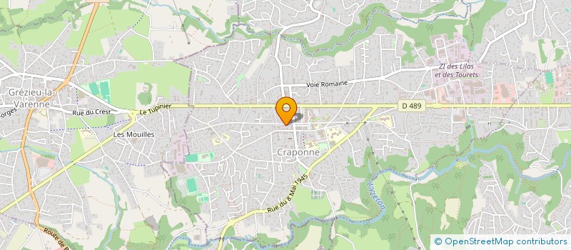 localisation de l'entreprise RAM REAL ESTATE  CRAPONNE