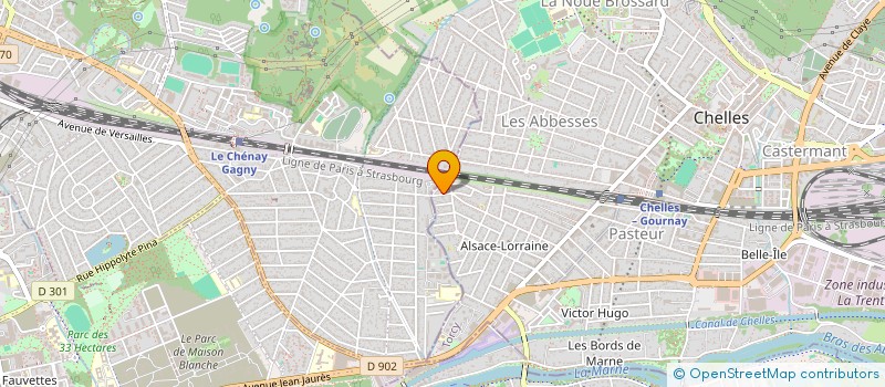 localisation de l'entreprise RAM'S HOLDING  CHELLES