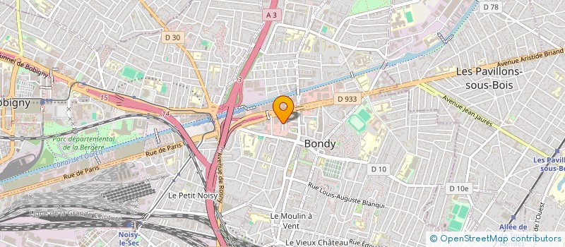 localisation de l'entreprise RAM'S TRANS  BONDY