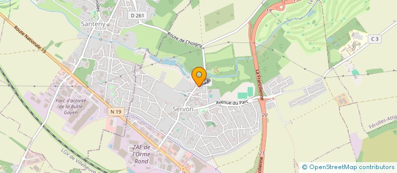 localisation de l'entreprise RAM SECURITE à SERVON