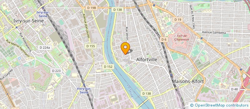 localisation de l'entreprise RAM SERVICES à ALFORTVILLE