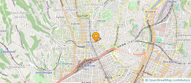 localisation de l'entreprise RAM SES à NICE