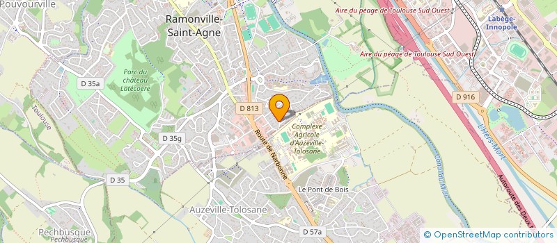 localisation de l'entreprise RAM'TRAD  RAMONVILLE-SAINT-AGNE