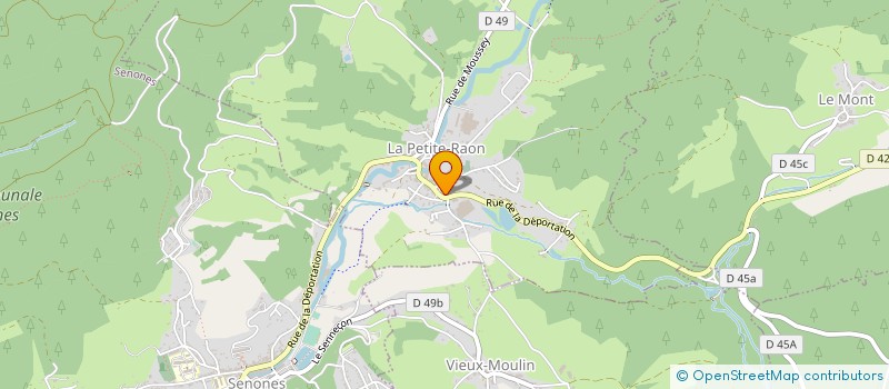 localisation de l'entreprise RAM88  LA PETITE-RAON