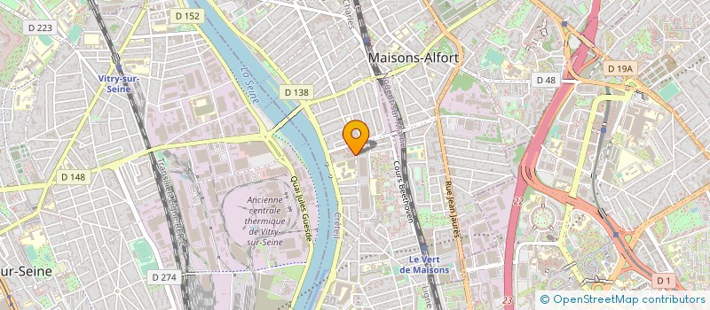 localisation de l'entreprise RAMA à ALFORTVILLE
