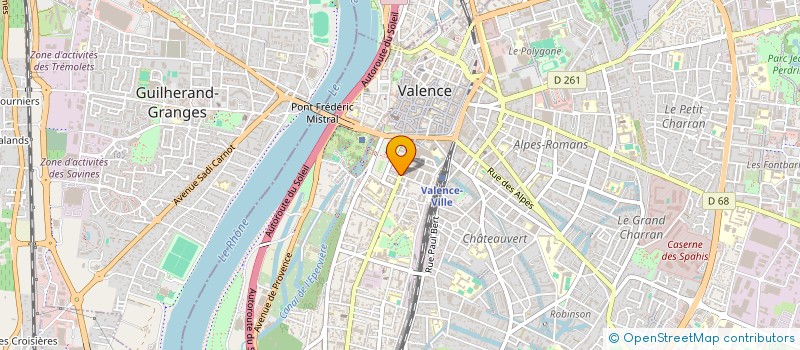 localisation de l'entreprise RAMA à VALENCE