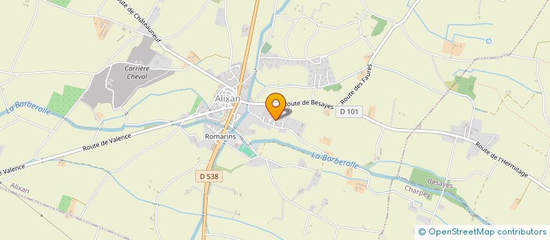 localisation de l'entreprise RAMA  ALIXAN