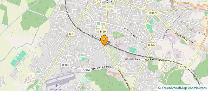 localisation de l'entreprise RAMA à DAX