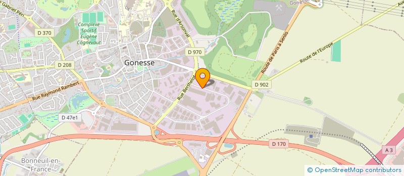 localisation de l'entreprise RAMA  GONESSE
