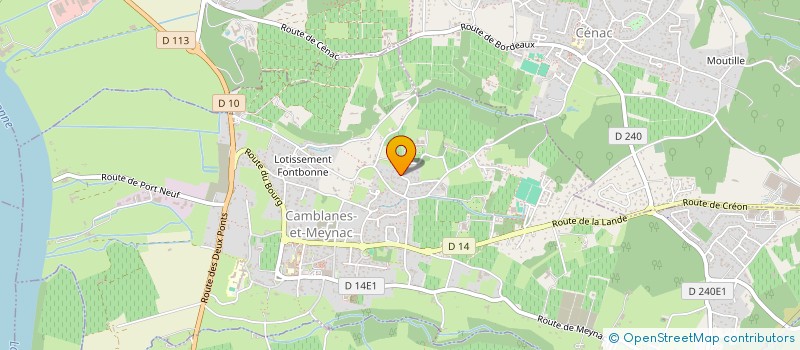 localisation de l'entreprise RAMA  CAMBLANES-ET-MEYNAC