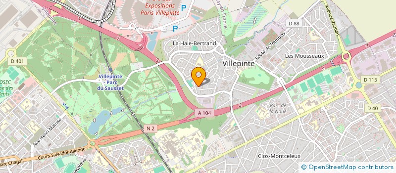 localisation de l'entreprise RAMA DECO à VILLEPINTE