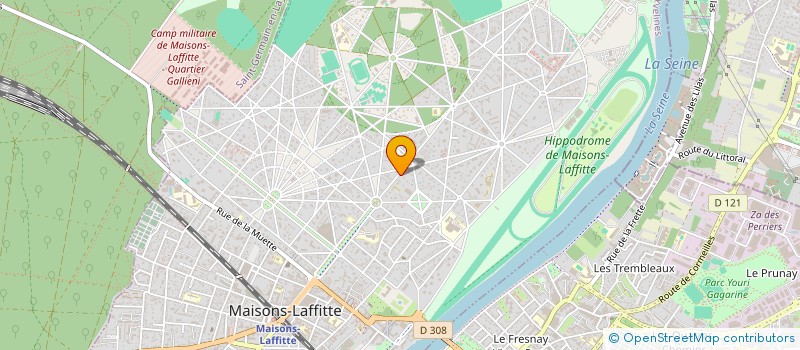 localisation de l'entreprise RAMA HARMONY  MAISONS-LAFFITTE