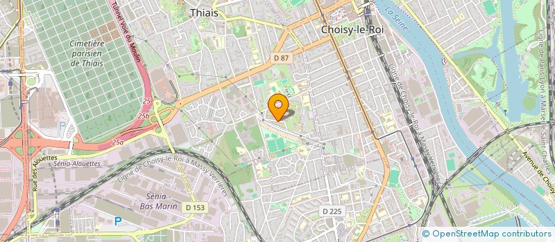 localisation de l'entreprise RAMA TRANSPORTS à THIAIS