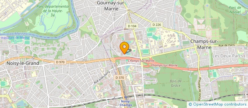 localisation de l'entreprise RAMADANI  CHAMPS-SUR-MARNE