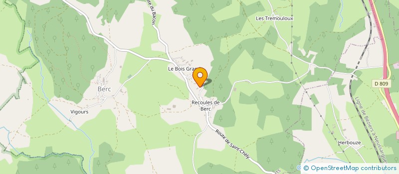 localisation de l'entreprise RAMADIER CHAUFFAGE  LES MONTS VERTS