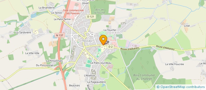 localisation de l'entreprise RAMAGE à NOZAY