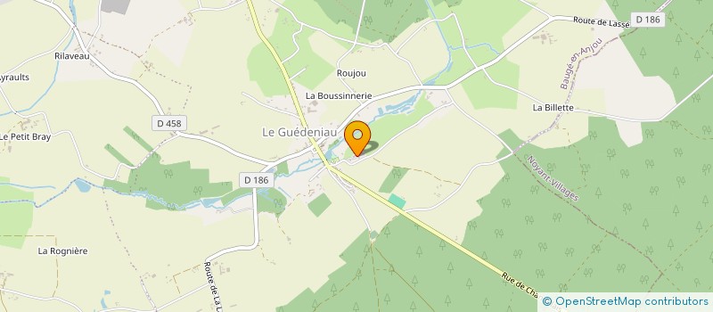 localisation de l'entreprise RAMAGET XAVIER à BAUGE-EN-ANJOU