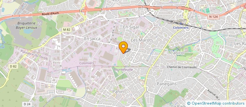 localisation de l'entreprise RAMAI à COLOMIERS