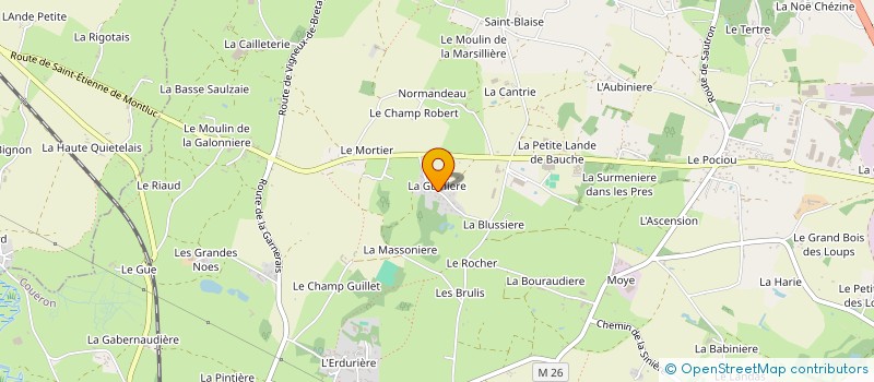 localisation de l'entreprise RAMAIN MICHAUD INVESTISSMENT IMMOB à COUERON