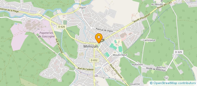 localisation de l'entreprise RAMAJE  MIMIZAN