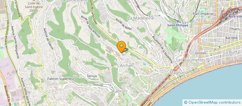 localisation de l'entreprise RAMARA à NICE