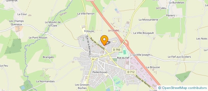 localisation de l'entreprise RAMARE  BROONS