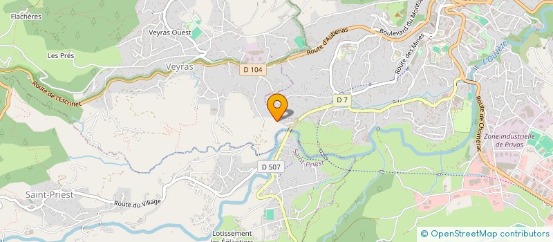 localisation de l'entreprise RAMARSON  VEYRAS