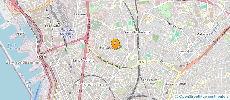 localisation de l'entreprise RAMASSAGE DES DETRITUS A RECYCLER à MARSEILLE