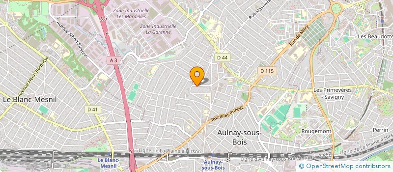 localisation de l'entreprise RAMASSAMY  AULNAY-SOUS-BOIS