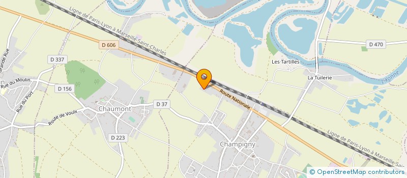 localisation de l'entreprise RAMAT  CHAMPIGNY