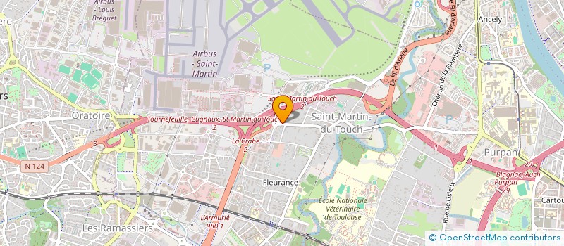localisation de l'entreprise RAMAT INVEST à TOULOUSE