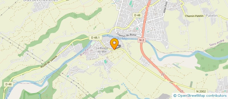 localisation de l'entreprise RAMAYE ET FILS TRAVAUX PUBLICS  BRAS-PANON