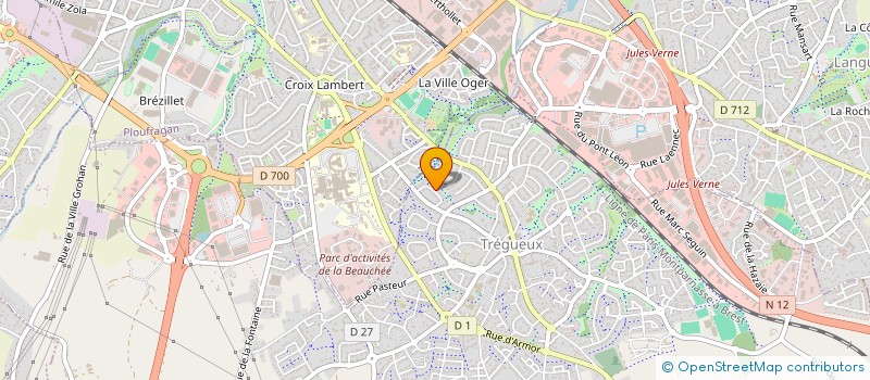 localisation de l'entreprise RAMB à TREGUEUX