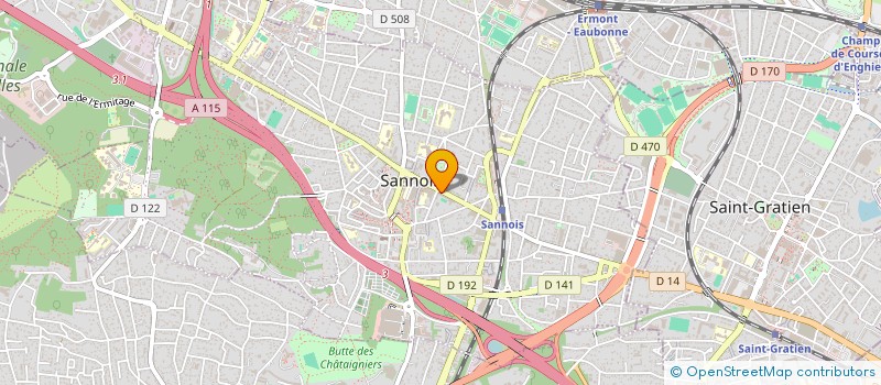 localisation de l'entreprise RAMBAUD à SANNOIS