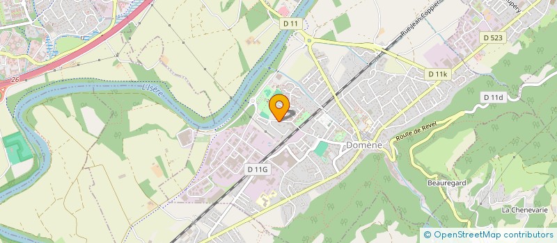 localisation de l'entreprise RAMBAUD à DOMENE