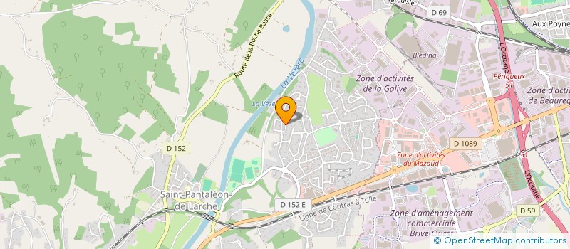 localisation de l'entreprise RAMBAUD  SAINT-PANTALEON-DE-LARCHE