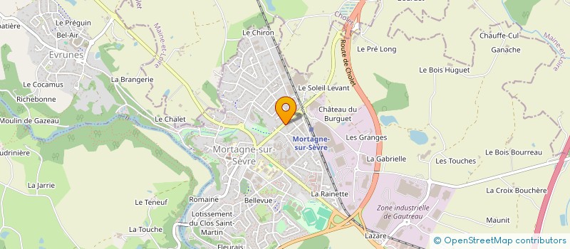 localisation de l'entreprise RAMBAUD DECORS à MORTAGNE-SUR-SEVRE