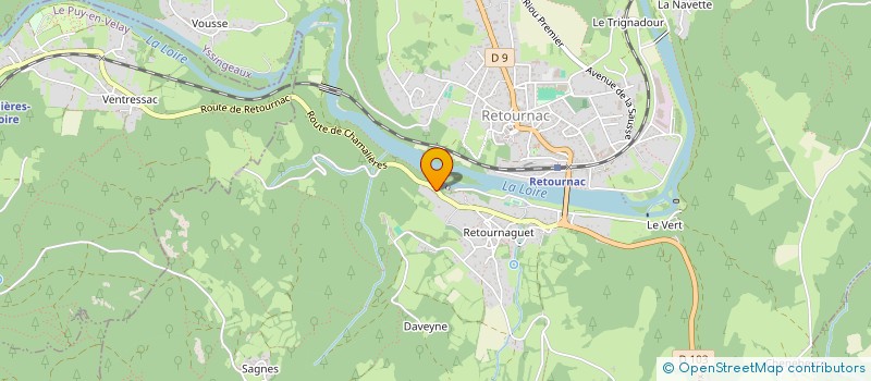 localisation de l'entreprise RAMCC  RETOURNAC