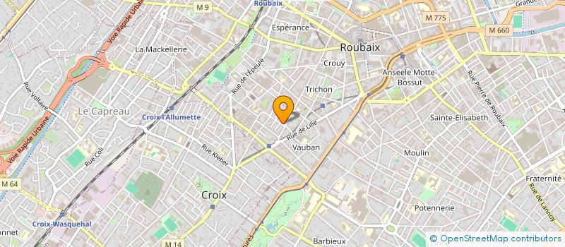 localisation de l'entreprise RAMDA  ROUBAIX