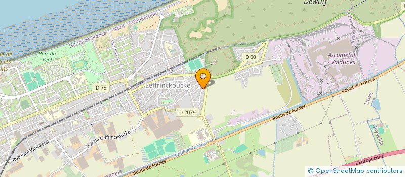 localisation de l'entreprise RAMDAM MANAGEMENT  LEFFRINCKOUCKE