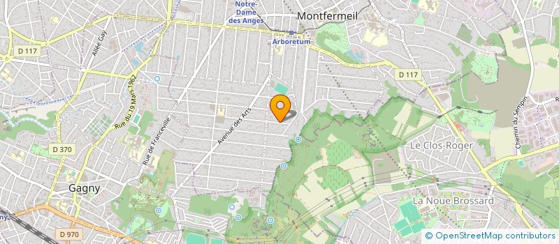 localisation de l'entreprise RAMDANI à MONTFERMEIL