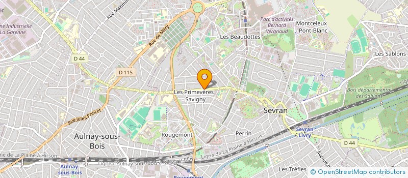 localisation de l'entreprise RAMDANI MOHAMMED à SEVRAN