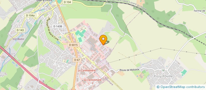 localisation de l'entreprise RAMDEVIL  BARENTIN