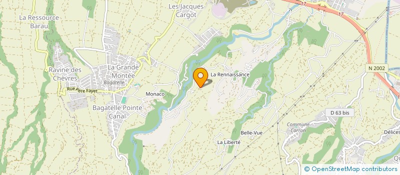 localisation de l'entreprise RAMDIALE ET FILS  SAINTE-SUZANNE