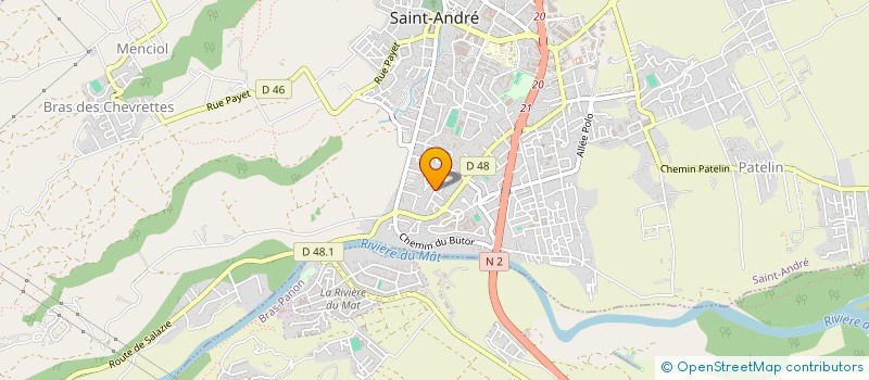 localisation de l'entreprise RAMDIALE TERRASSEMENT  SAINT-ANDRE