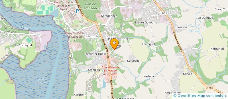 localisation de l'entreprise RAMDOC29 à QUIMPER