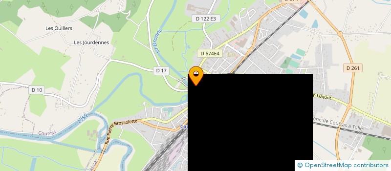 localisation de l'entreprise RAMEAU ET FILS SARL à COUTRAS