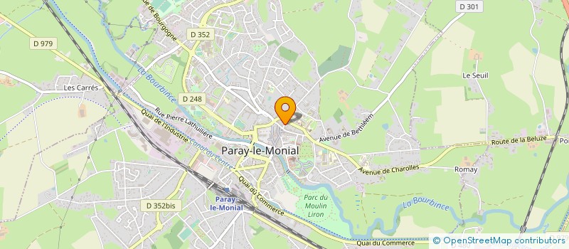 localisation de l'entreprise RAMEAU IELO à PARAY-LE-MONIAL